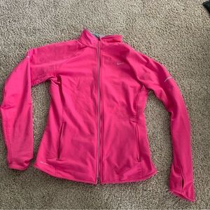 Nike Women’s Pink Zip Jacket Medium